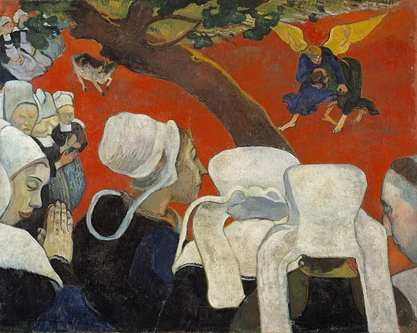 Vision After the Sermon by Paul Gauguin, 1888
