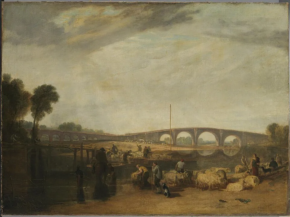 Walton bridges by Joseph Mallord William Turner, 1806