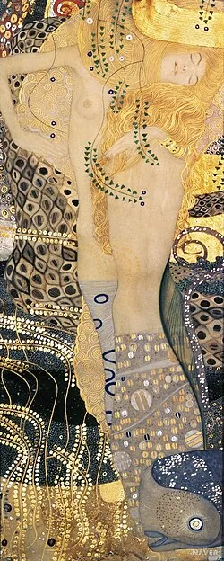 Water serpents 1 by Gustav Klimt, 1904