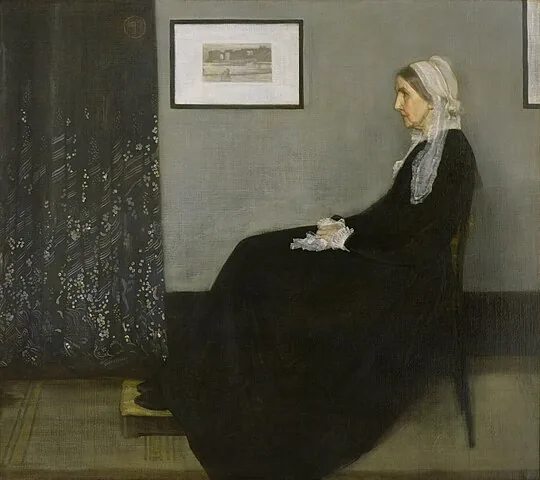 Whistlers Mother by James McNeill Whistler, 1871