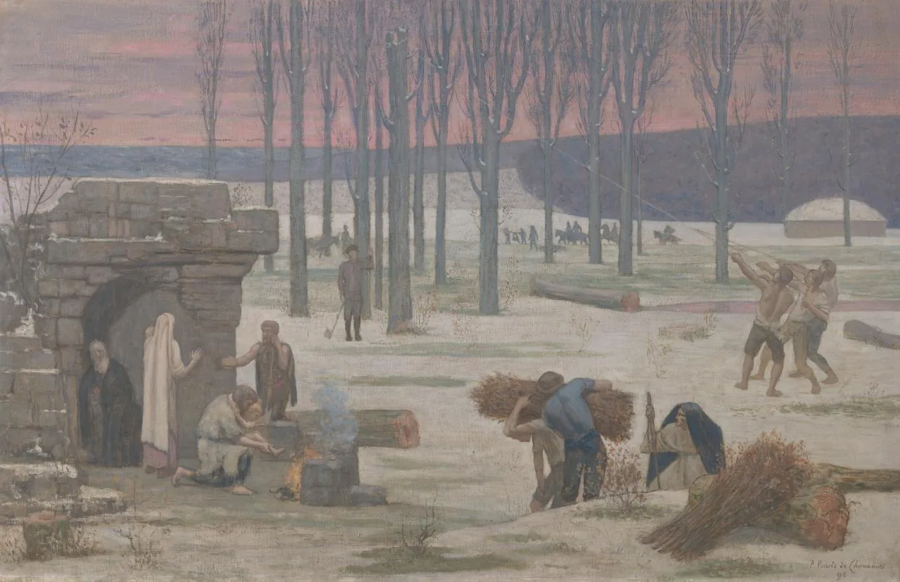 Winter by Pierre Puvis de Chavannes, 1896