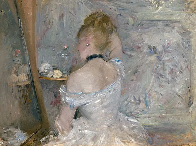 Woman at Her Toilette by Berthe Morisot, 1880