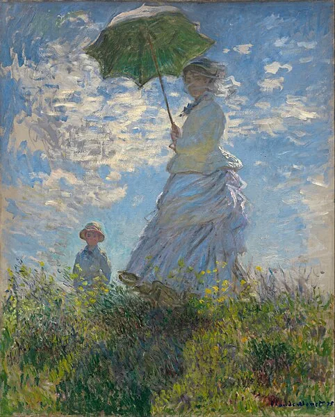 Woman with a Parasol by Claude Monet, 1873