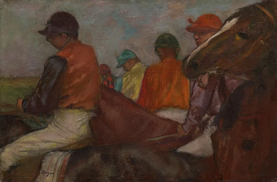 Yje Jockey by Edgar Degas, 1882